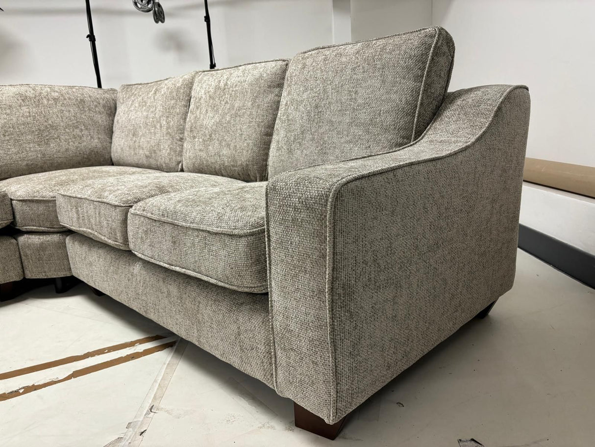 Large Meadow Corner Sofa (Available in Beige or Grey Chenille)