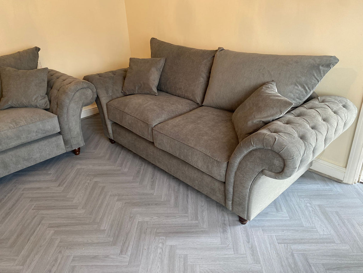 Cheshire 2 Seat Sofa (Available in Linen Stone or Linen Slate)