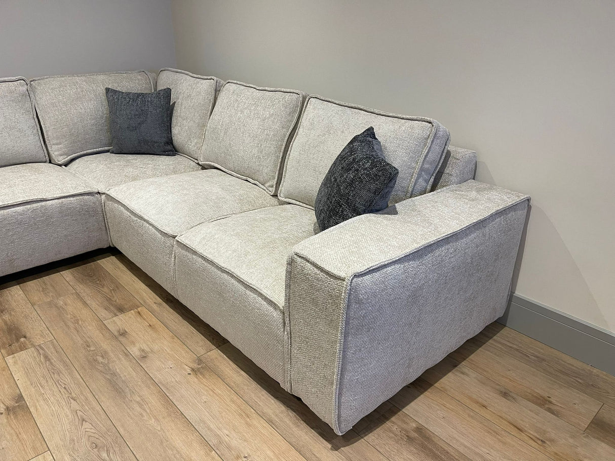 Victoria Corner Sofa (Available in Enzo Beige or Grey)