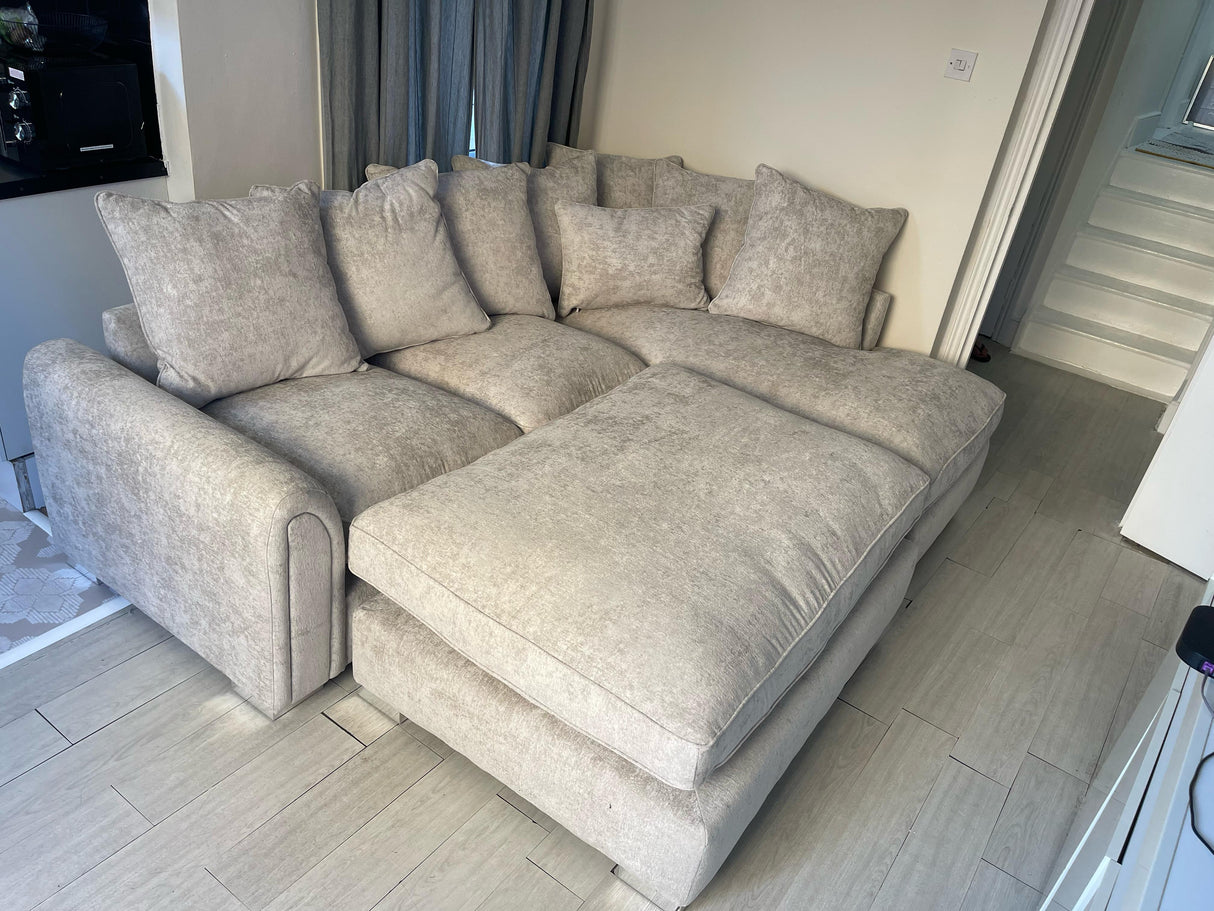 Bromley Scatter Back Corner Sofa (Available in Alaska Silver only)