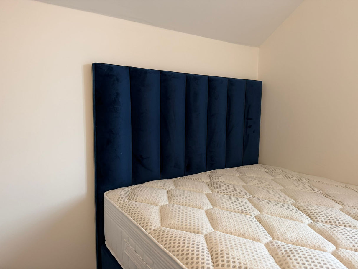 Bella Floor Standing Headboard With Normal Divan Base With Footboard