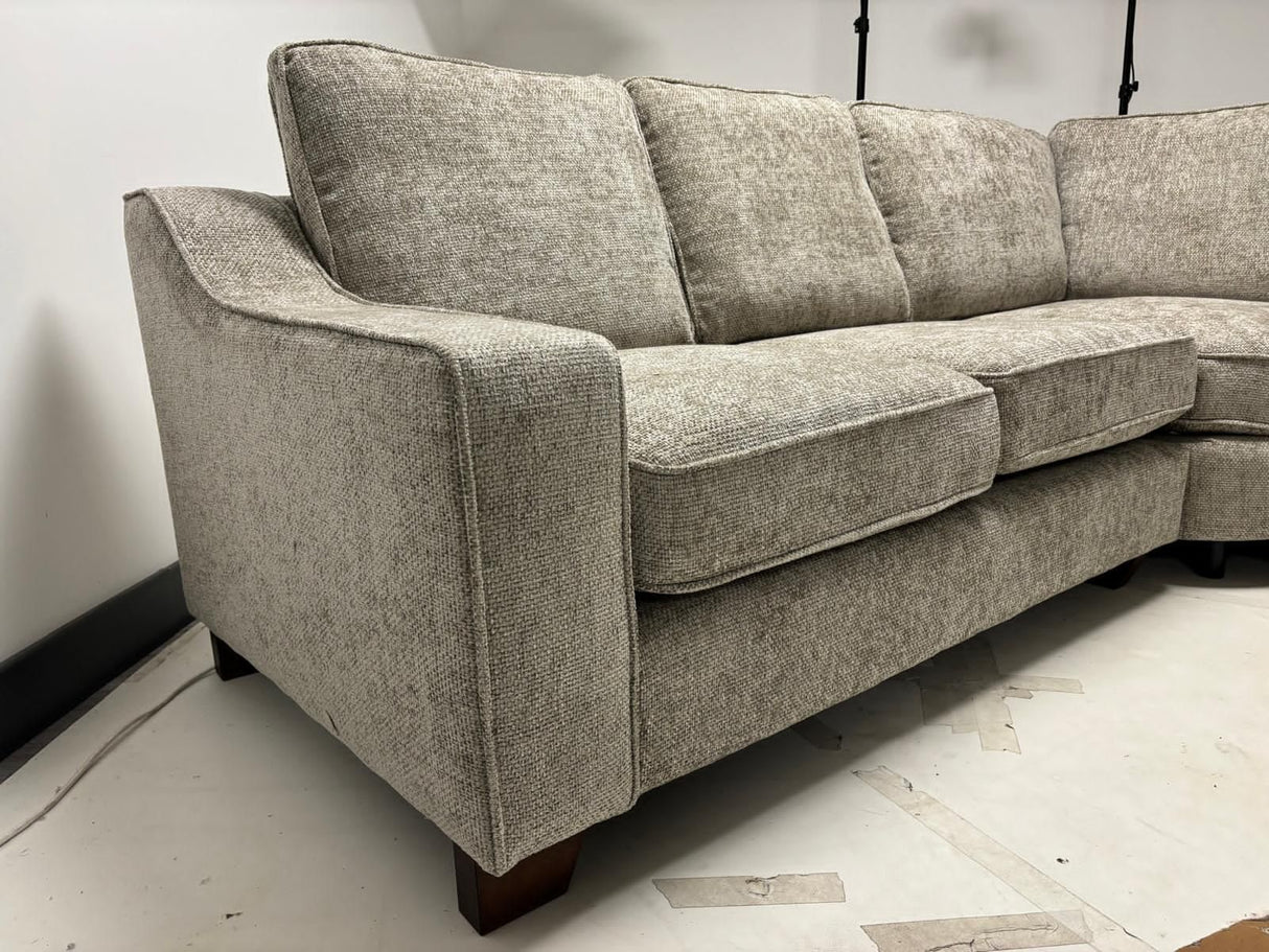 Large Meadow Corner Sofa (Available in Beige or Grey Chenille)