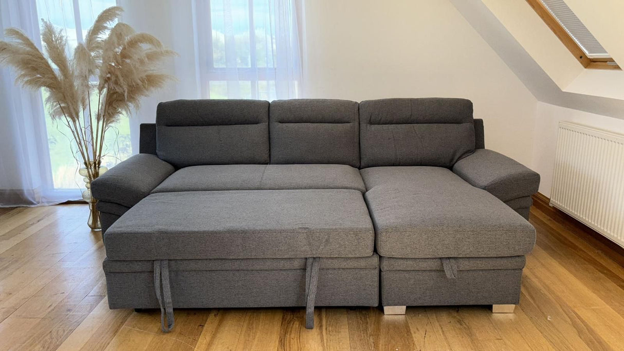 Langan Corner Storage Sofa Bed