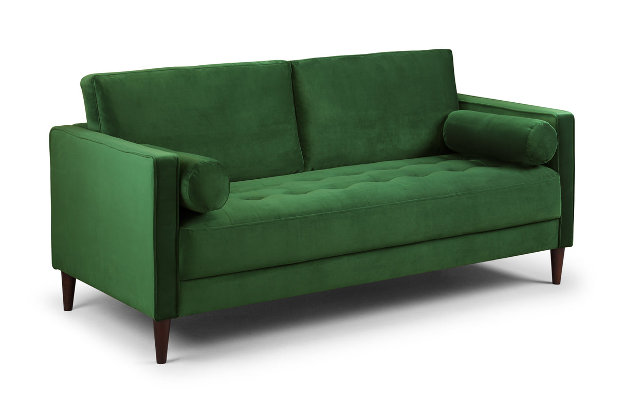 Brooklyn 3 Seat Sofa (available in Plush Velvet Silver, Green, Blue or Beige)