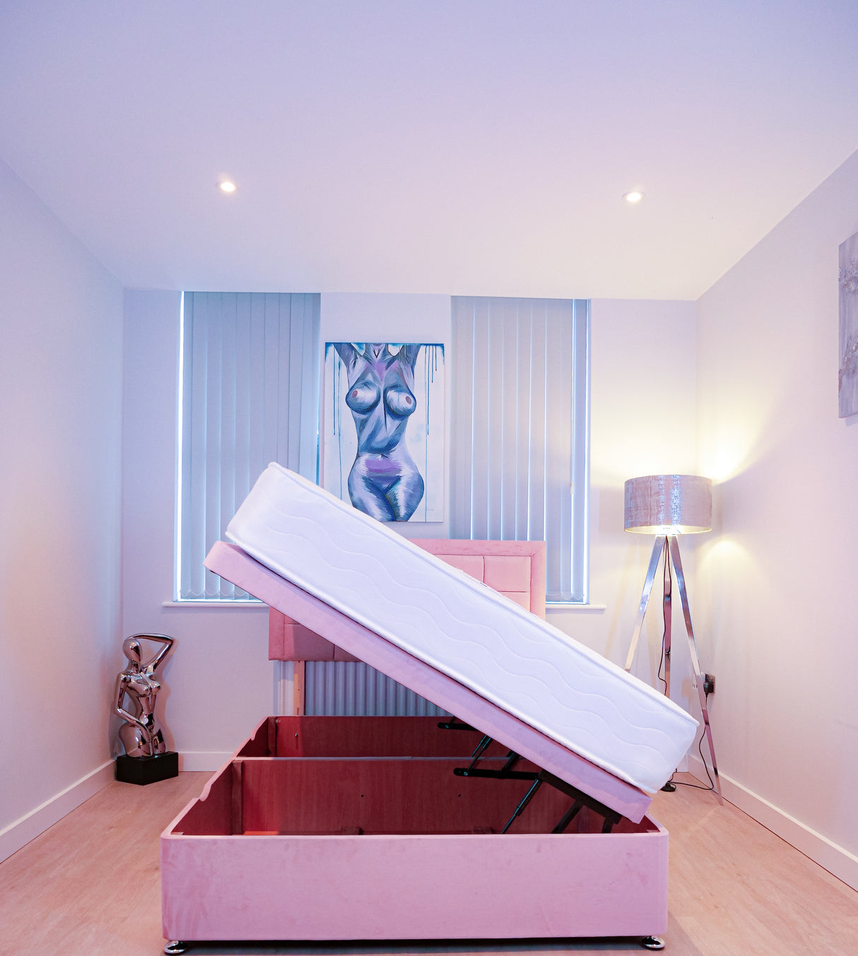 The Camden Bundle Divan Side Lifting Storage Ottoman