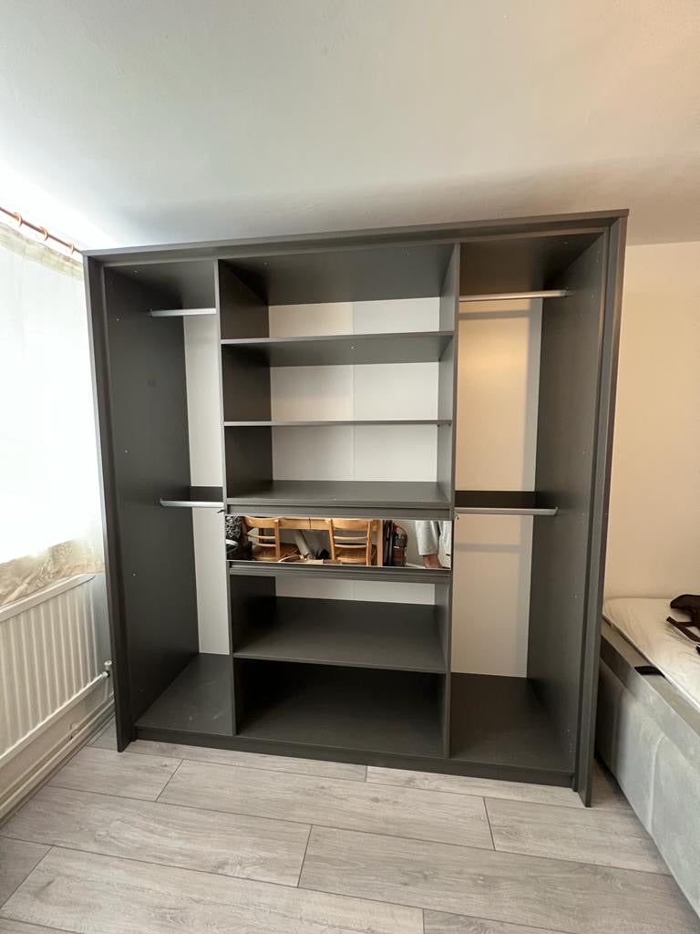 200cm Gemini Wardrobe (available in white, graphite or platinum)