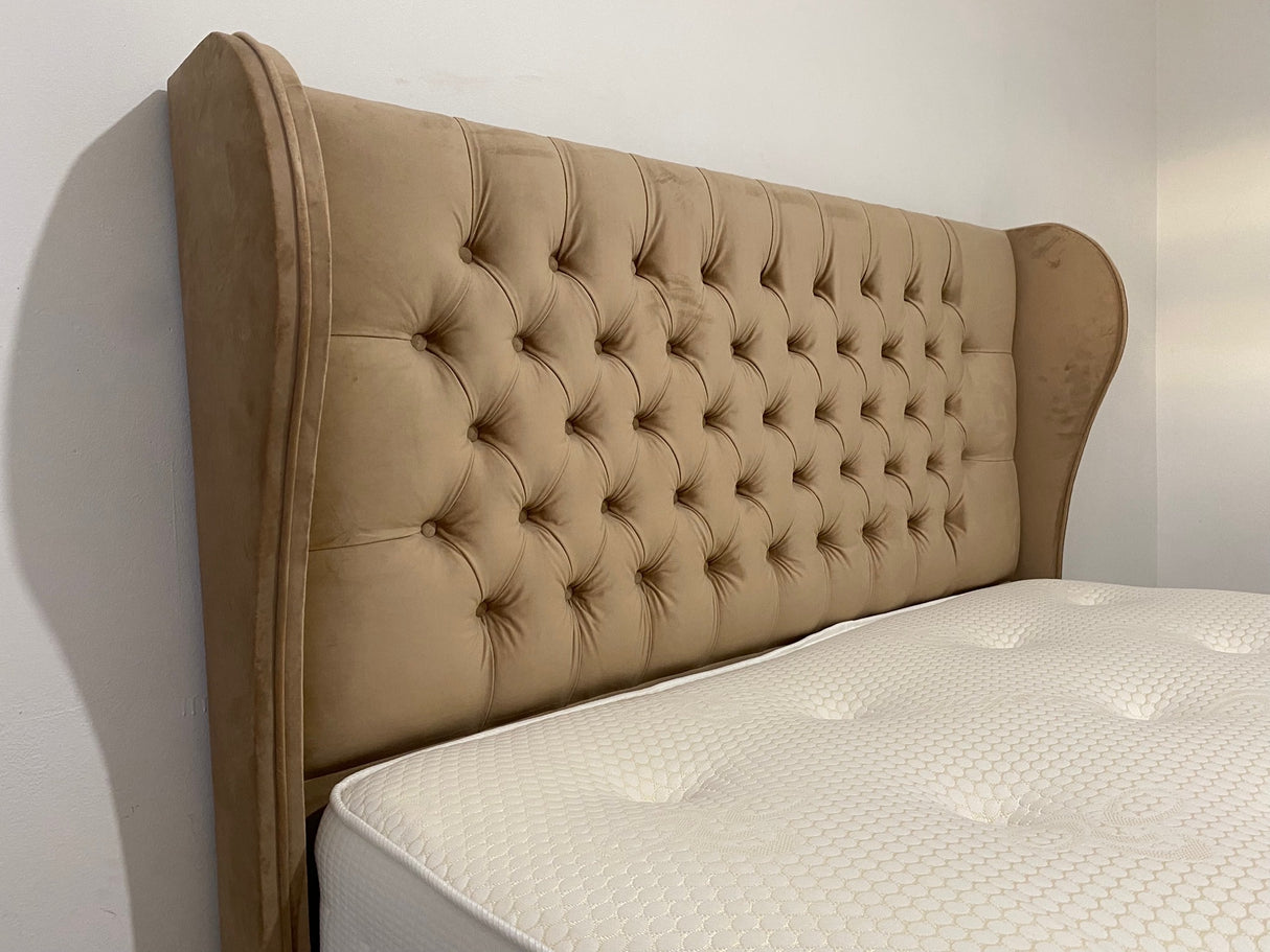 Knightsbridge Floor Standing Headboard With Ottoman Storage Divan Base
