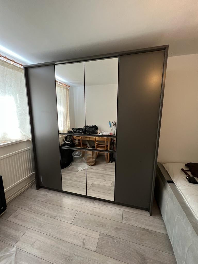 200cm Gemini Wardrobe (available in white, graphite or platinum)