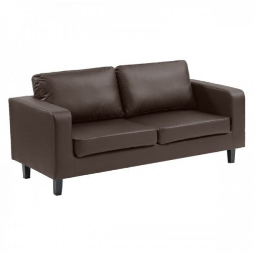 Economy 3 Seat Sofa (Available in PU Black or PU Brown)
