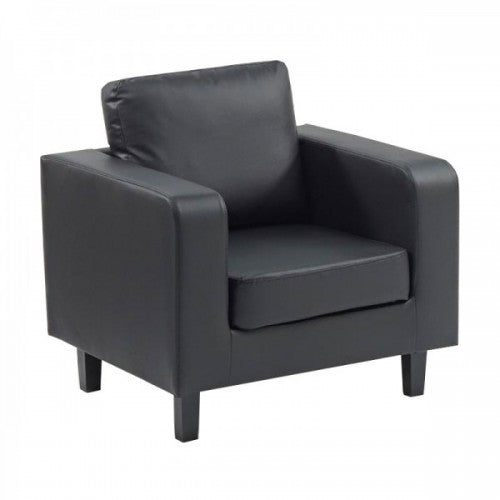 Economy Armchair Sofa (Available in PU Black or PU Brown)