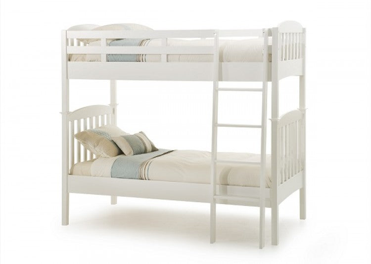 Melissa White Wooden Bunk Bed