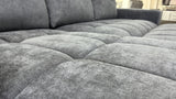 Milano Corner Sofa Bed with Storage (Available in Chenille Cream, Dark Grey or Teal)