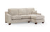 Meadow Chaise Sofa (Available in Beige or Grey Chenille)
