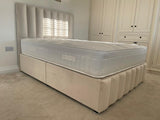 Bella Floor Standing Headboard With Normal Divan Base With Footboard