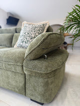 Hunter Corner Sofa Bed with Storage (Available in Grey, Blue, Beige or Green)