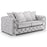 Mersin Sofa (Available in plush velvet silver or black)