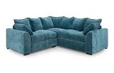 Winnie Double Corner Sofa (Available in soft chenille Teal, Navy, Stone or Dark Grey)
