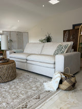 Bella Cloud 3 Seat Electric Cinema Sofa (Available in Beige or Grey)