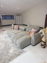 Trevi Corner Storage Sofa Bed (Available in Grey or Beige)