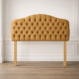 Curved Chesterfield 24 Inch Headboard