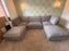 Charley U-Shape Corner Sofa (Available in Boucle Teddy Grey or Beige)