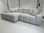 Dubai Chaise Corner (Available in Aston Linen Charcoal or Natural)