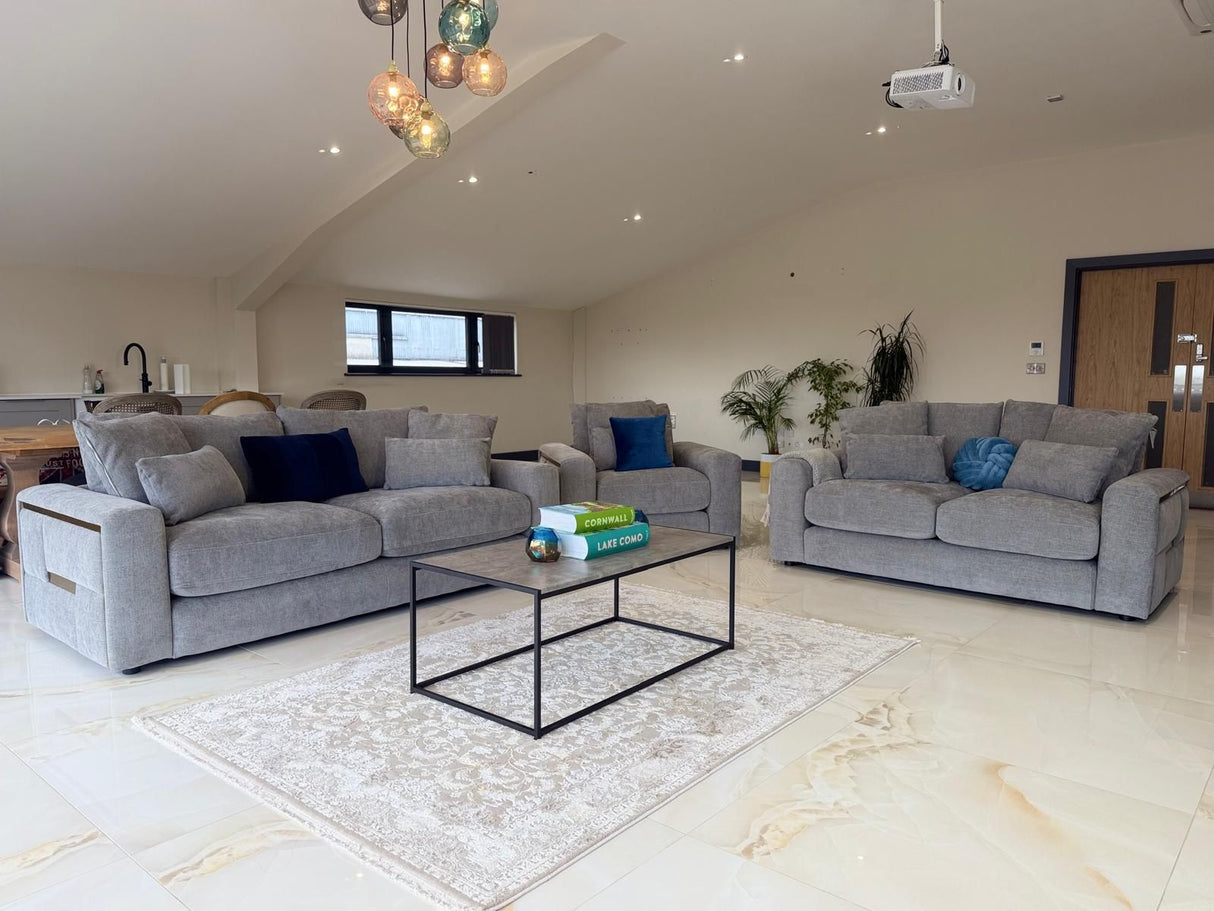 Pluto 3 and 2 Seat Sofa Bundle Deal (Available in Beige or Grey)
