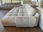 Stella U-Shape/Cinema Sofa (Available in Velvet Cream, Mocha or Grey)