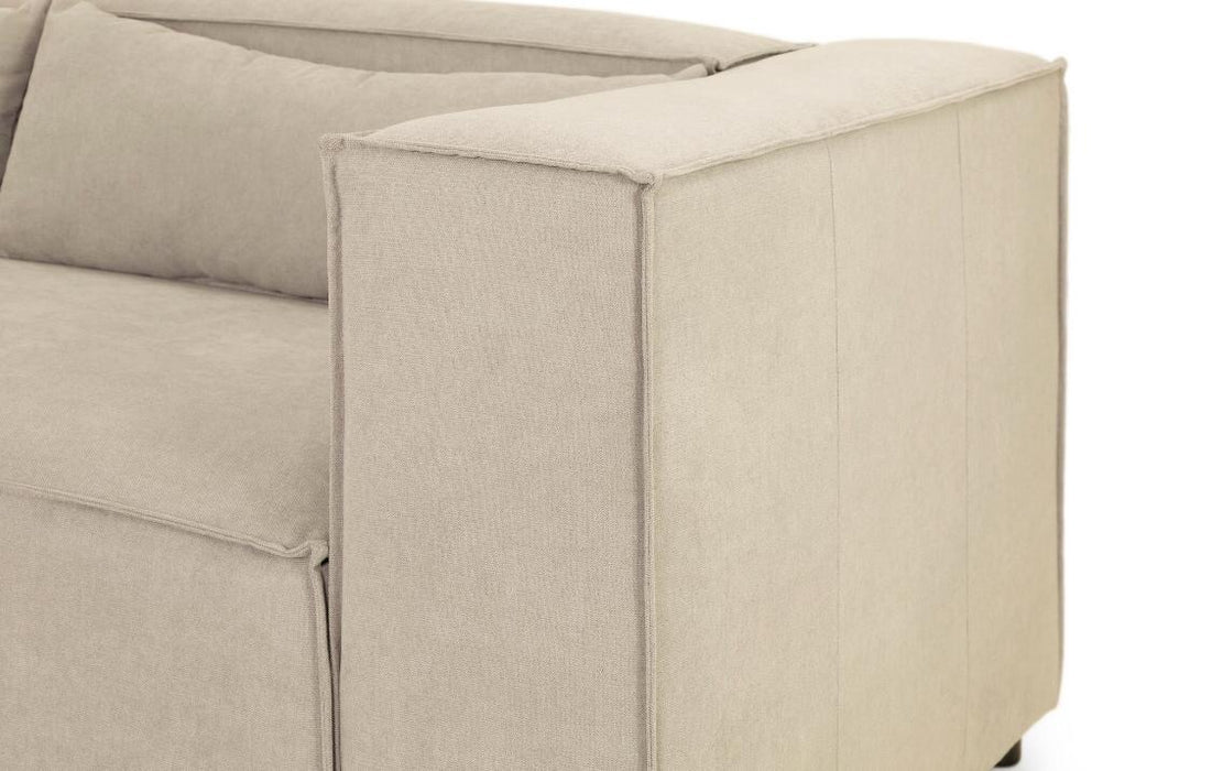 Light beige corner sofa discount