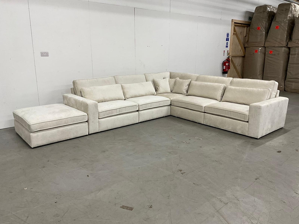 Lola Modular Sofa (Available in Chenille Ivory, Mocha or Grey)