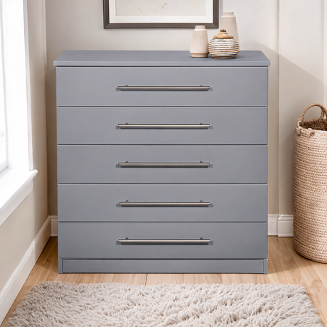 Elemental 5 Drawer Chest in Grey | LFO