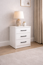 Economy Bedside in White | LFO