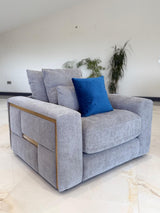 Pluto Armchair Sofa (Available in Beige or Grey)