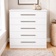 Elemental 5 Drawer Chest in White | LFO