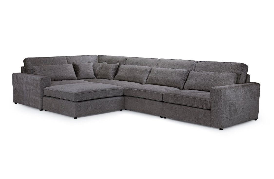 Lola Modular Sofa (Available in Chenille Ivory, Mocha or Grey)