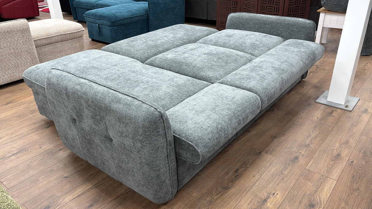 Samara Corner Sofa Bed with Storage (Available in Chenille Grey, Brown, Beige or Green)