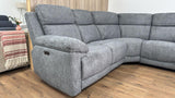 Gemma Electric Recliner Corner Sofa (Available in Beige or Grey)