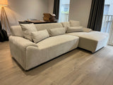 Madrid Corner Sofa (Available in Ivory or Charcoal)