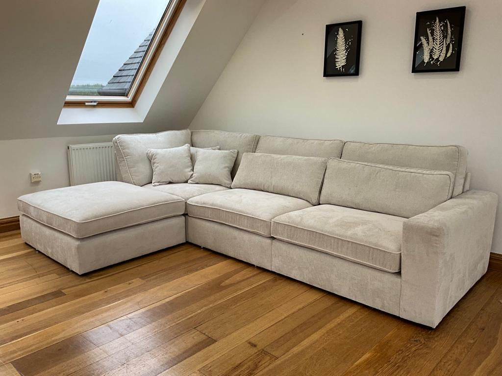 Lola Modular Sofa (Available in Chenille Ivory, Mocha or Grey)