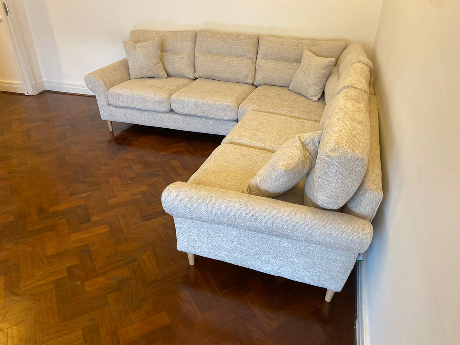Nellie Corner Sofa (Availble in Enzo Linen Cream or Silver)