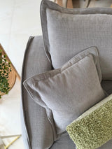 Daniela Modular 3 Seat Sofa and Footstool (Available in Stone or Grey)