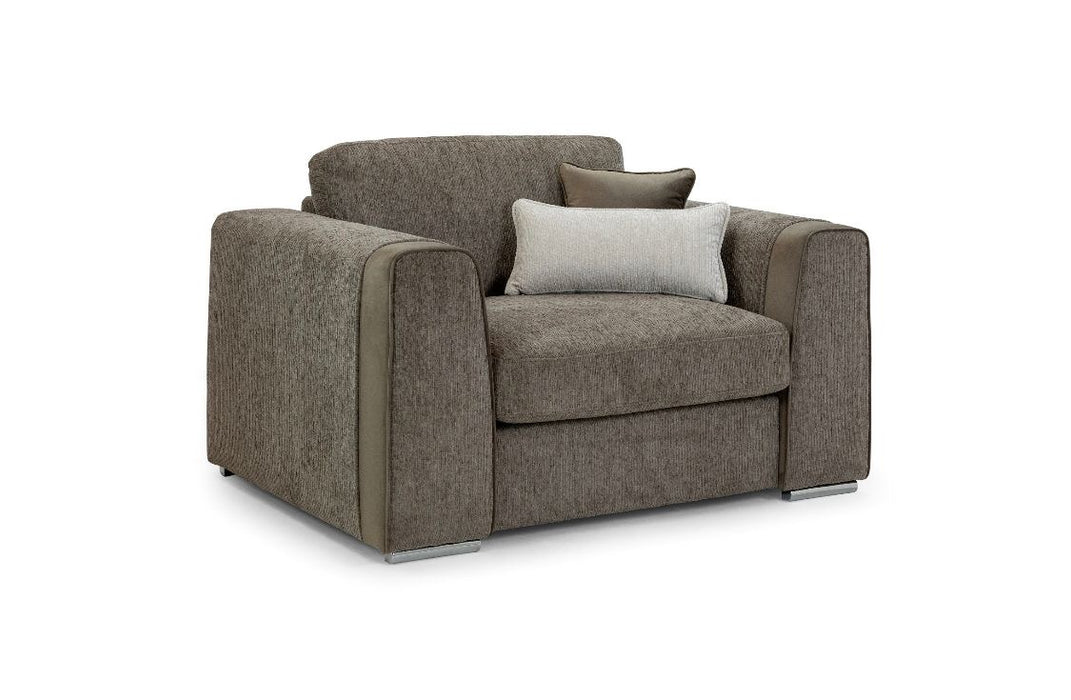 Turin Large Corner (Available in Allora Chenille Grey, Beige or Dark Brown)