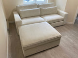 Lola 2 Seat Modular Sofa (Available in Chenille Ivory, Mocha or Grey)
