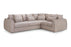 Bishop Corner Sofa (available in velvet mocha or grey)