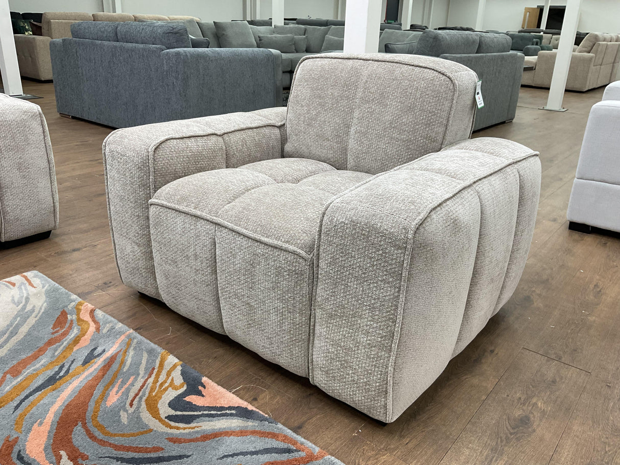 Monaco Cloud Armchair Sofa (Available in Beige, Grey or Olive)