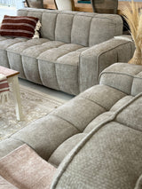 Monaco Cloud 3 and 2 Seat Sofa Bundle Deal (Available in Beige, Grey or Olive)
