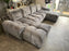 Stella U-Shape/Cinema Sofa (Available in Velvet Cream, Mocha or Grey)