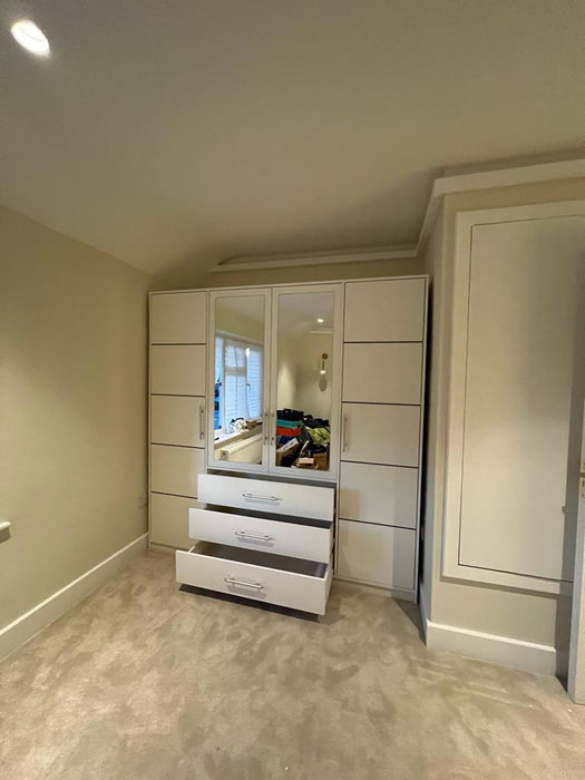 196cm San Francisco Wardrobe in White