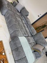 Sofia U-Shape Sofa Bed with Storage (Available in Green, Beige or Grey)
