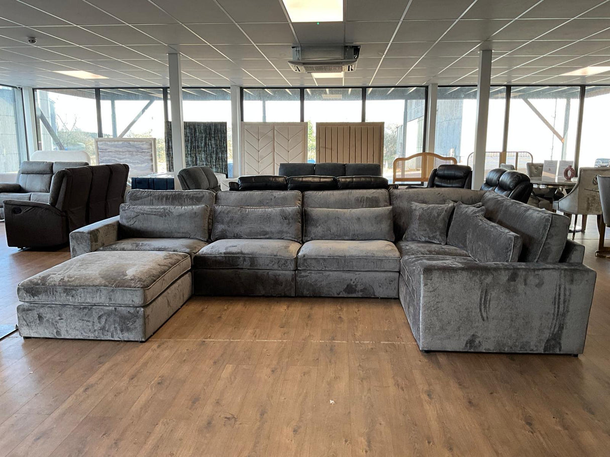 Lola Modular Sofa (Available in Chenille Ivory, Mocha or Grey)